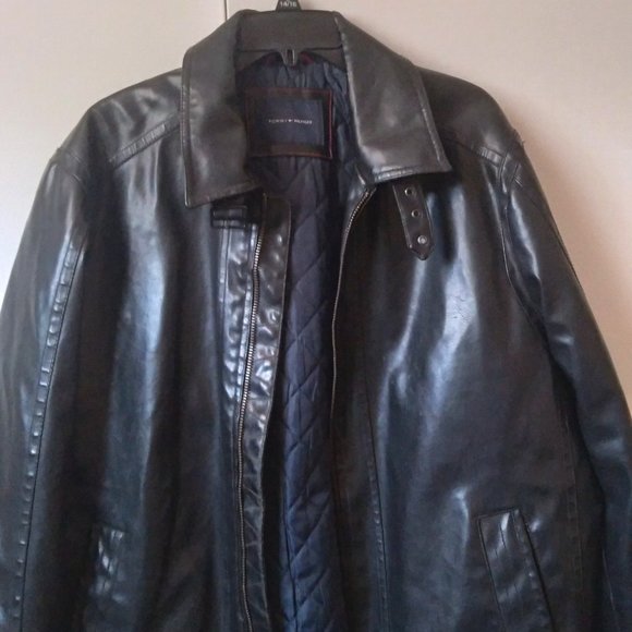 Vintage Tommy Hilfiger leather jacket